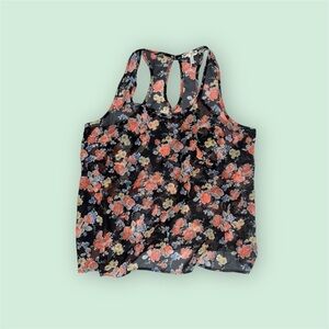 Floral Sleeveless Top